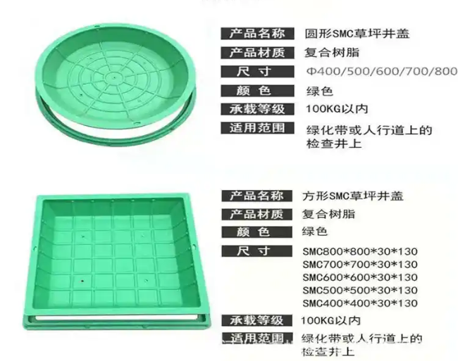 桂东树脂复合种植井盖展示